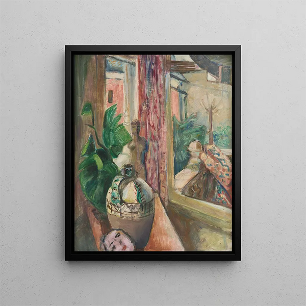 Innenraum - Rudolf Grossmann — gerahmtes Bild an der Wand