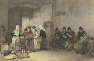 Rudolf Hirth du Frnes - Feeding the poor.webp