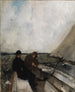 Die Maler Leibl und Sperl in einem Segelboot - Rudolf Hirth du Frênes — Ansicht des Kunstwerks