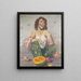 Gitan Fumant une Cigarette avec des Fruits - Rudolf Jelinek — gerahmtes Bild an der Wand