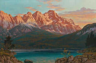 Rudolf Reschreiter - Fhnabend Eibsee mit Zugspitze.webp