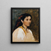 Tête de Femme Romaine - Rudolf Schick — gerahmtes Bild an der Wand