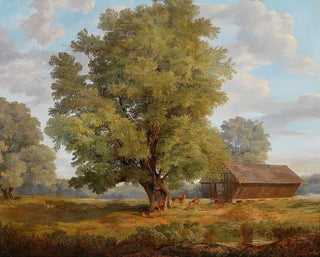 Hirsche in den Praterwiesen - Rudolf Swoboda — Ansicht des Kunstwerks