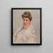 Portrait von Frau Siegl - Rudolf Swoboda — gerahmtes Bild an der Wand