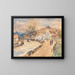 Motiv der Wachau mit der Ruine Dürnstein - Rudolf Weber — gerahmtes Bild an der Wand