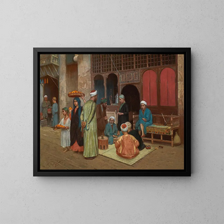 Rudolf Weisse - Outside A Coffee House.webp