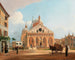 Ansicht der Basilika Saint-Antoine de Padoue - Rudolf von Alt — Ansicht des Kunstwerks