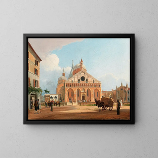 Rudolf von Alt - A view of the Basilica of Saint Anthony in Padua.webp