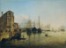 Ansicht der Strada Nuova in Richtung der öffentlichen Gärten in Venedig - Rudolf von Alt — Ansicht des Kunstwerks