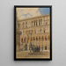 Hof des Dogenpalasts in Venedig - Rudolf von Alt — gerahmtes Bild an der Wand