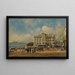 L'Hôtel de ville à Gmunden - Rudolf von Alt — gerahmtes Bild an der Wand