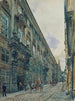 Der Winterpalast des Prinzen Eugen von Savoyen in der Himmelpfortgasse in Wien - Rudolf von Alt — Ansicht des Kunstwerks
