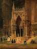 Das Portal des Rathauses von Regensburg - Rudolf von Alt — Ansicht des Kunstwerks