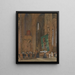 Innenansicht der Kirche Saint-Étienne - Rudolf von Alt — gerahmtes Bild an der Wand
