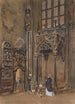 Innenansicht einer Kirche - Rudolf von Alt — Ansicht des Kunstwerks