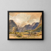 See von Hallstatt - Rudolf von Alt — gerahmtes Bild an der Wand
