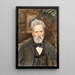 Selbstporträt - Rudolf von Alt — gerahmtes Bild an der Wand