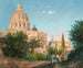Saint-Pierre depuis le jardin du Vatican - Rudolf von Alt — Ansicht des Kunstwerks