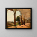 Der Tod von Torquato Tasso in Sant'Onofrio am Gianicolo, Rom - Rudolf von Alt — gerahmtes Bild an der Wand