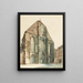 L'Église des minorités de Vienne - Rudolf von Alt — gerahmtes Bild an der Wand