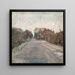 Straße am Stadtrand von Kopenhagen - Albert Gottschalk — gerahmtes Bild an der Wand