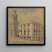 Rue de l'État et de la Chapelle, New Haven - Henry Austin — gerahmtes Bild an der Wand