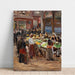 Reproduktion des Gemäldes Rue juive à Amsterdam - Max Liebermann