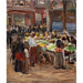 Reproduktion des Gemäldes Rue juive à Amsterdam - Max Liebermann