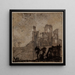 Ruinen eines Schlosses - Victor Hugo — gerahmtes Bild an der Wand