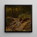Ruisseau forestier - Gustav Osterroht — gerahmtes Bild an der Wand