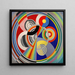 Rythme Nr.1 - Robert Delaunay — gerahmtes Bild an der Wand