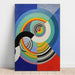 Reproduktion des Gemäldes Rythme Nr. 2 - Robert Delaunay