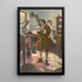 Benjamin Franklin Drucker Philadelphia - S.M. Arthurs — gerahmtes Bild an der Wand