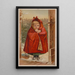 Reproduktion des Gemäldes Der kleine Rotkäppchen - Sackett Wilhelms Litho