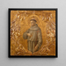 Saint François - Benvenuto di Giovanni — gerahmtes Bild an der Wand