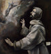 Saint François recevant les stigmates - El Greco Domenikos Theotokopoulos — Ansicht des Kunstwerks