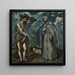 Saint Jean-Baptiste und Saint François d'Assise - Atelier d'El Greco — gerahmtes Bild an der Wand
