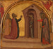 Saint Jean l'Évangéliste lässt einen heidnischen Tempel einstürzen - Francescuccio Ghissi — Ansicht des Kunstwerks