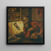 Saint Jérôme dans son étude - Nachfolger von Marinus van Reymerswaele — gerahmtes Bild an der Wand