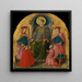 Saint Laurent en trône avec des saints et des donateurs - Filippo Lippi — gerahmtes Bild an der Wand