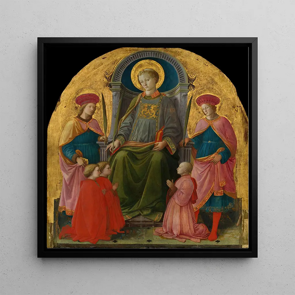 Saint Laurent en trône avec des saints et des donateurs - Filippo Lippi