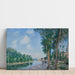 Reproduktion des Gemäldes Saint-Mammès, June Sunshine - Alfred Sisley