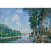 Reproduktion des Gemäldes Saint-Mammès, June Sunshine - Alfred Sisley