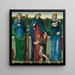 Sainte Barbara, Sainte Dorothée und Sainte Agnès - Sir Edward Coley Burne-Jones — Wandpräsentation des Kunstwerks