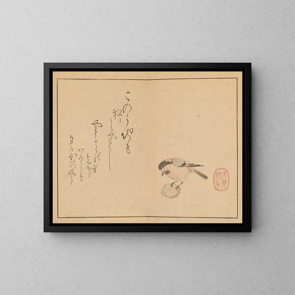 Sakai Hoitsu, Gemälde 17 - Sakai Hōitsu — gerahmtes Bild an der Wand