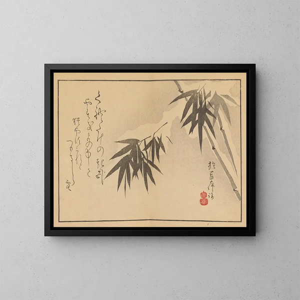 Sakai Hoitsu, Malerei 19 - Sakai Hōitsu — gerahmtes Bild an der Wand