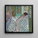 Salle jaune l'après-midi - Frederick Carl Frieseke — gerahmtes Bild an der Wand
