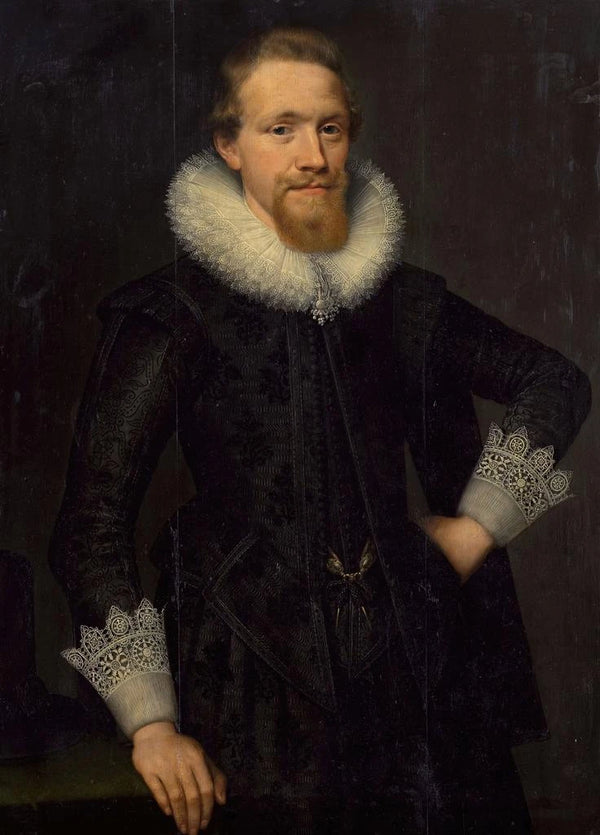 Portrait de Jacob Pergens - Salomon Mesdach — gerahmtes Bild an der Wand