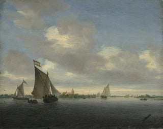 Marine-Gemälde - Salomon van Ruysdael — Ansicht des Kunstwerks