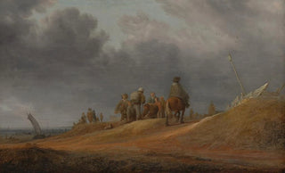 Salomon van Ruysdael - Market by the Seashore.webp